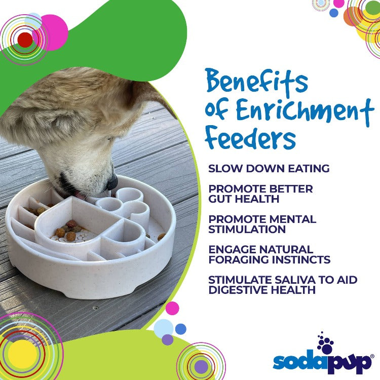 Java Deep Slow Feeder Dog Bowl for Enrichment