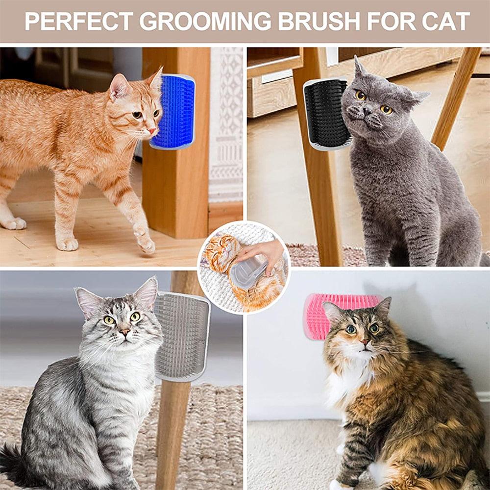 Cat Massage Brush – Multi-Color Pet Grooming Tool