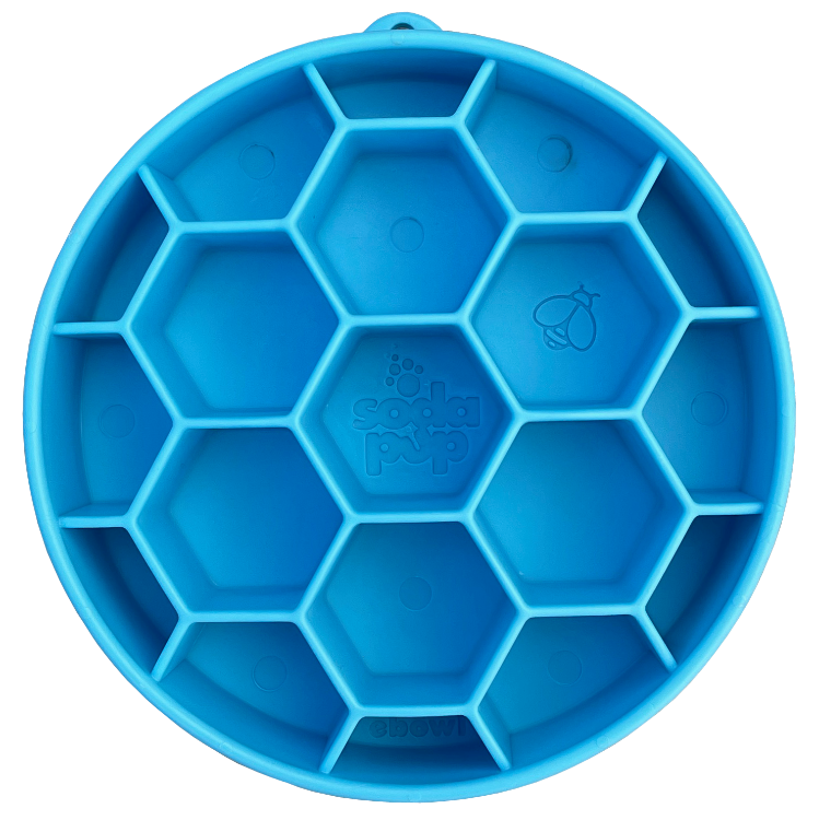 Honeycomb Slow Feeder Dog Bowl