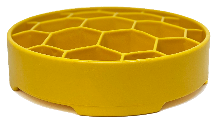 Honeycomb Slow Feeder Dog Bowl