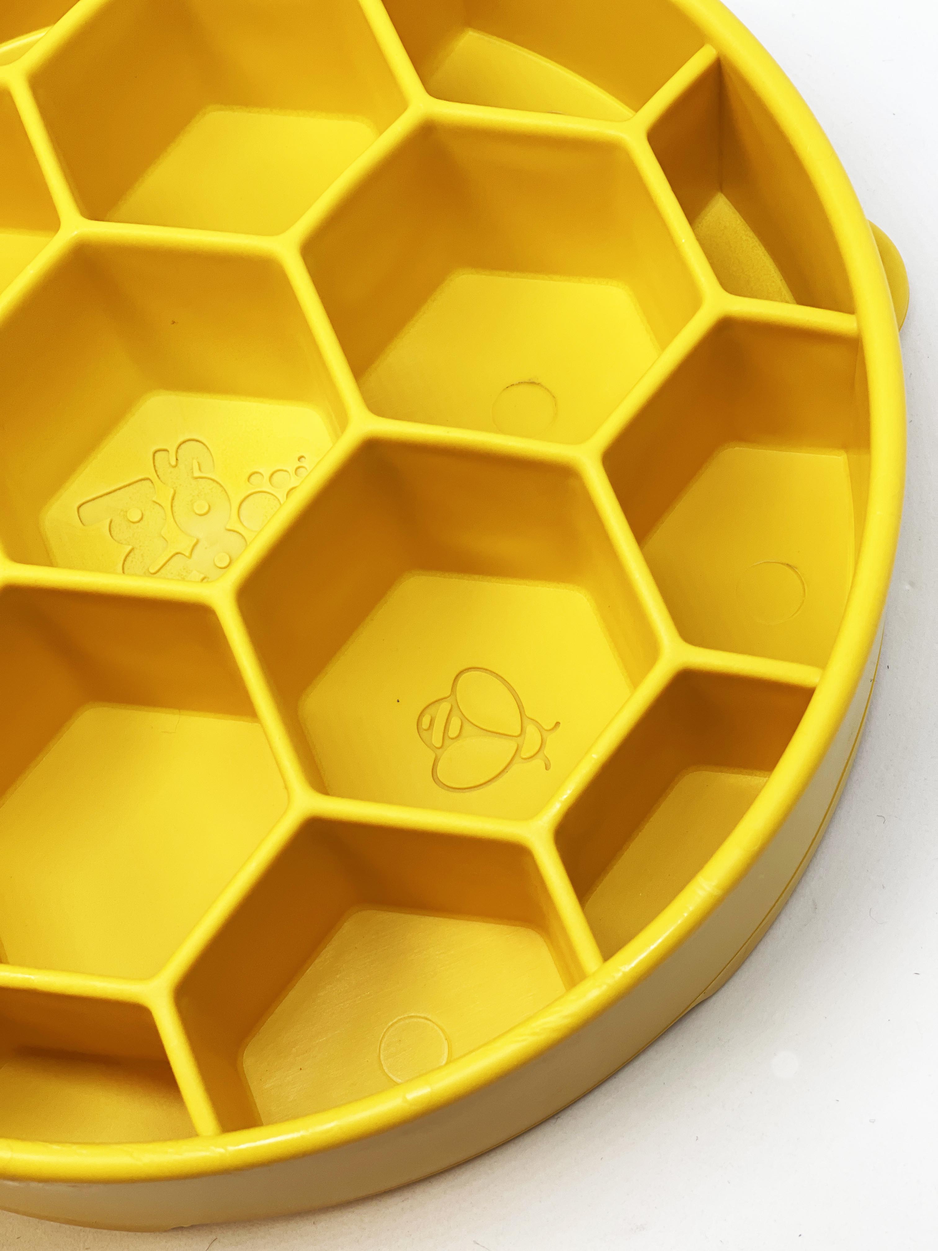 Honeycomb Slow Feeder Dog Bowl