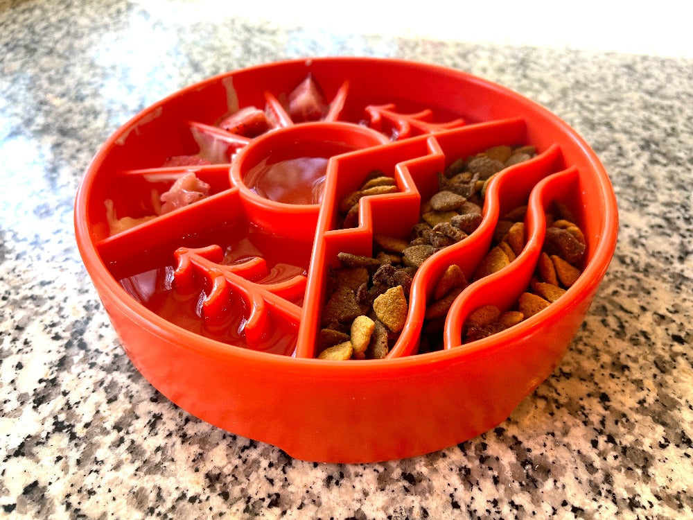 Great Outdoors Slow Feeder Dog Bowl