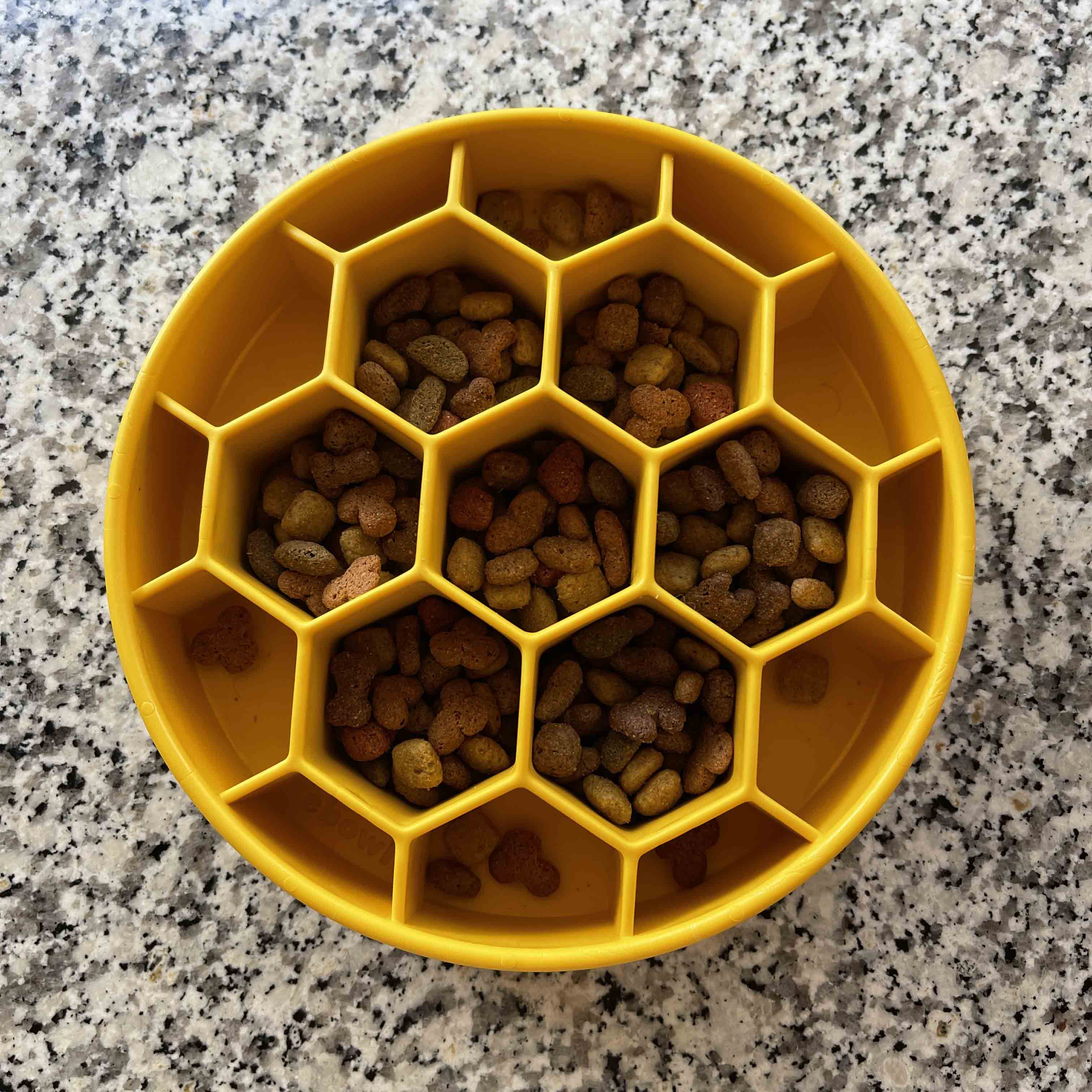 Honeycomb Slow Feeder Dog Bowl
