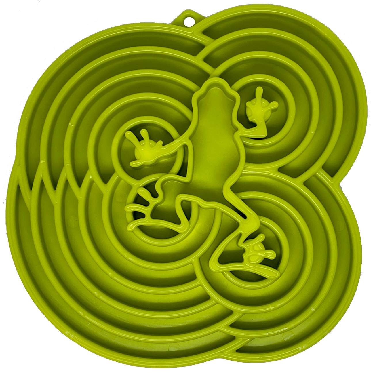 Frog Shallow Slow Feeder Dog Bowl | USA Made