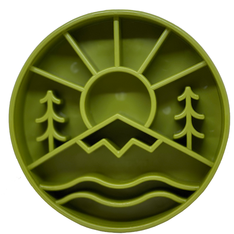 Great Outdoors Slow Feeder Dog Bowl