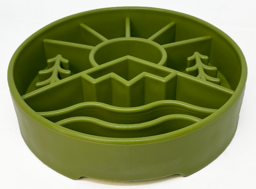 Great Outdoors Slow Feeder Dog Bowl