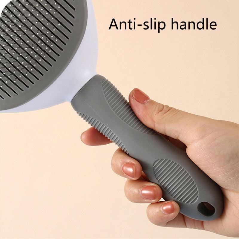 Pet Hair Remover Brush & Cat Comb Grooming Tool