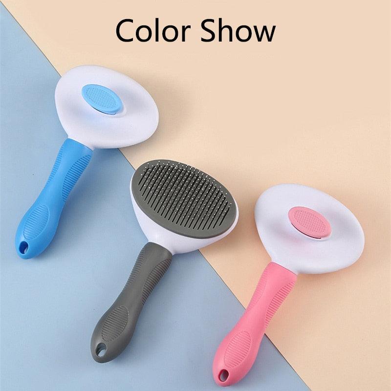Pet Hair Remover Brush & Cat Comb Grooming Tool